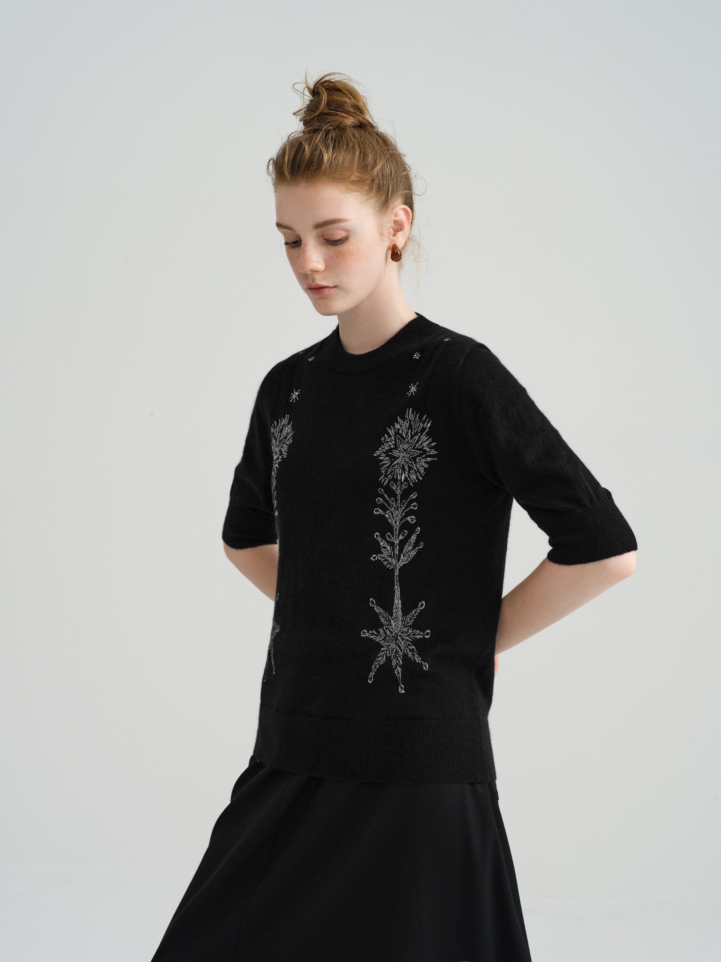 Harune's Pullover Short Sleeve Black